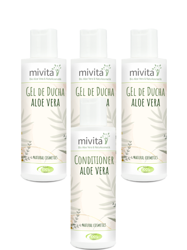 3 x Duschgel + 1 Conditioner gratis!
